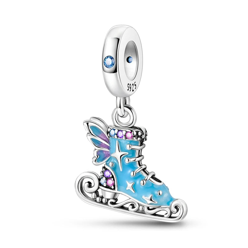 New 925 Sterling Silver Halloween Charm Beads Fit Original Brand Bracelet