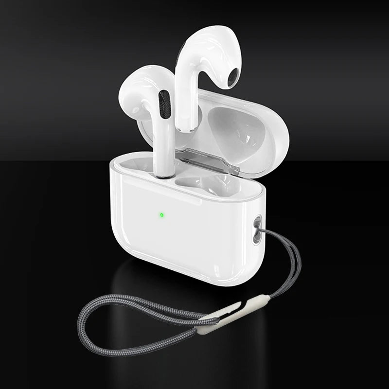 Wireless Bluetooth 5.3 Sports Earbuds with Charging Case, Touch Control, Lanyard, for Music & Outdoor Activities