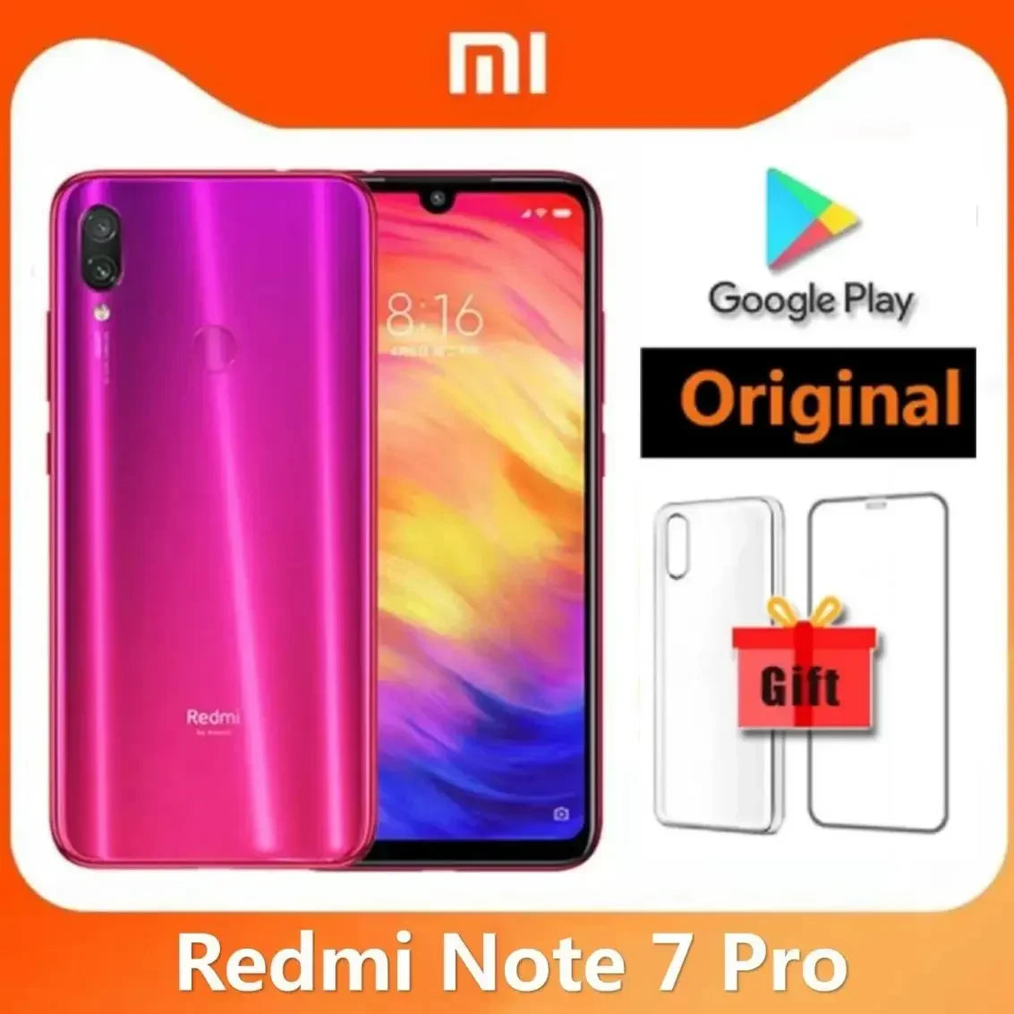 Note 7 PRO 6GB 128GB Xiaomi Redmi Original Smartphone Snapdragon