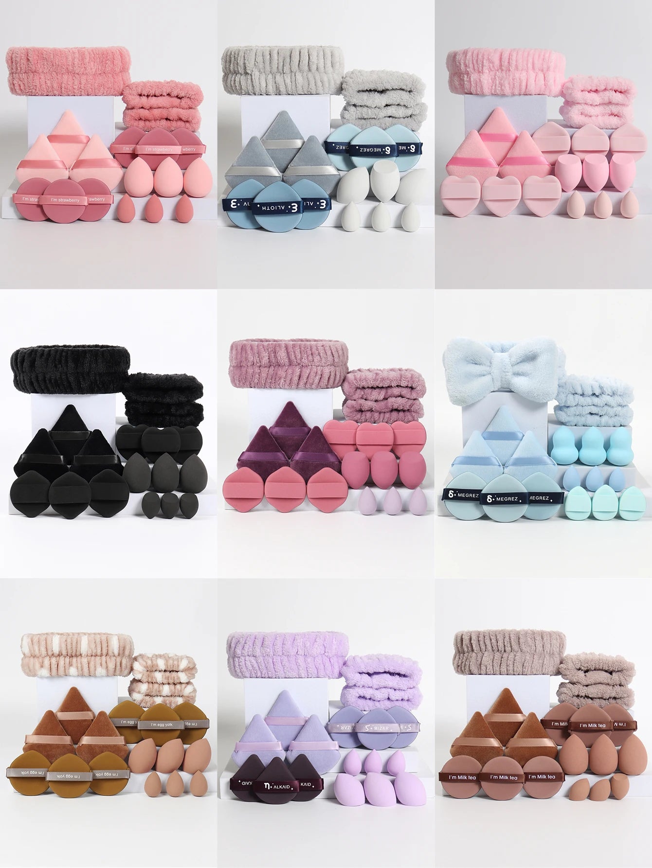 18 piece headband set.