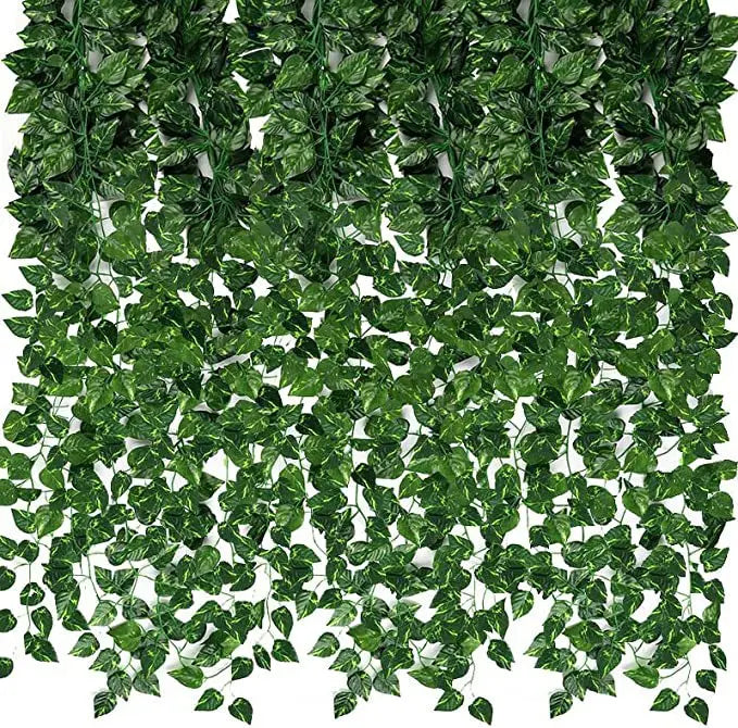 6pcs Artificial Ivy Garland Palnts 2.2m Fake Vine UV Resistant