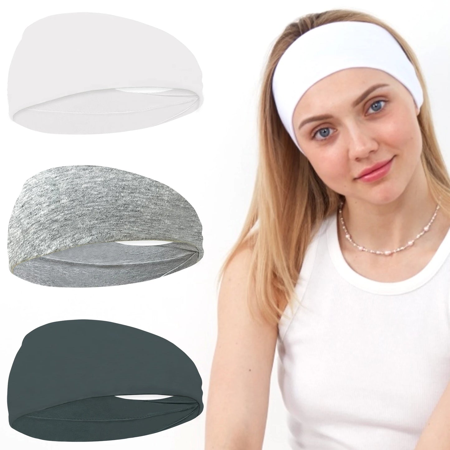 Hair Band Fashion, Elastic Headbands, Cotton Twisted Cross Head Wrap