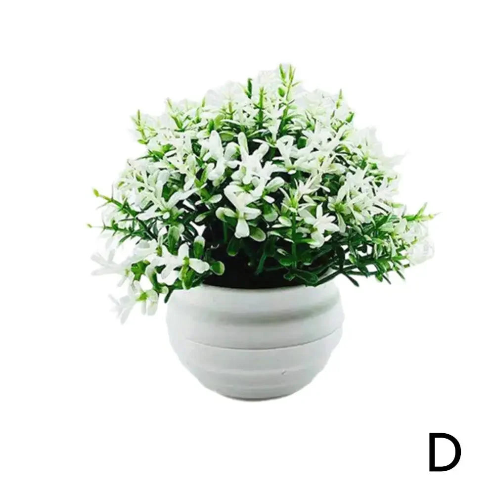 Artificial Plant Pot Ornamental Photo Props Plastic Desktop