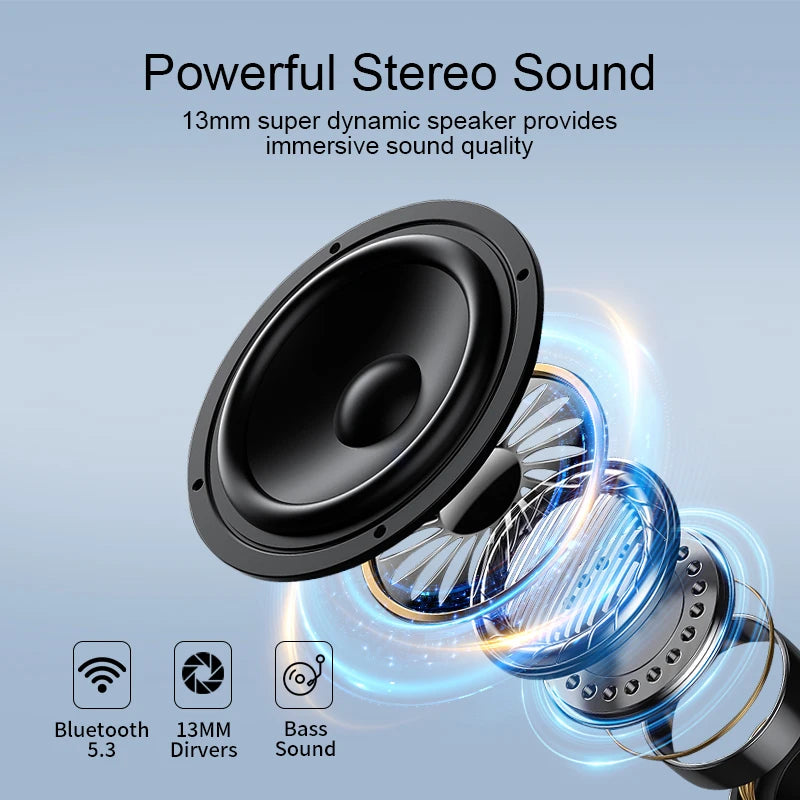 Wireless Earbuds Bluetooth 5.3 HIFI Bass TWS Sports