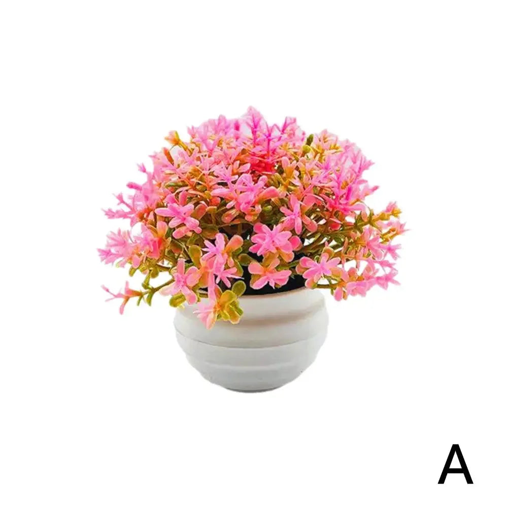 Artificial Plant Pot Ornamental Photo Props Plastic Desktop
