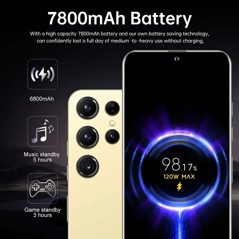 Global Version S24 Ultra Smartphone 5G 7.3HD