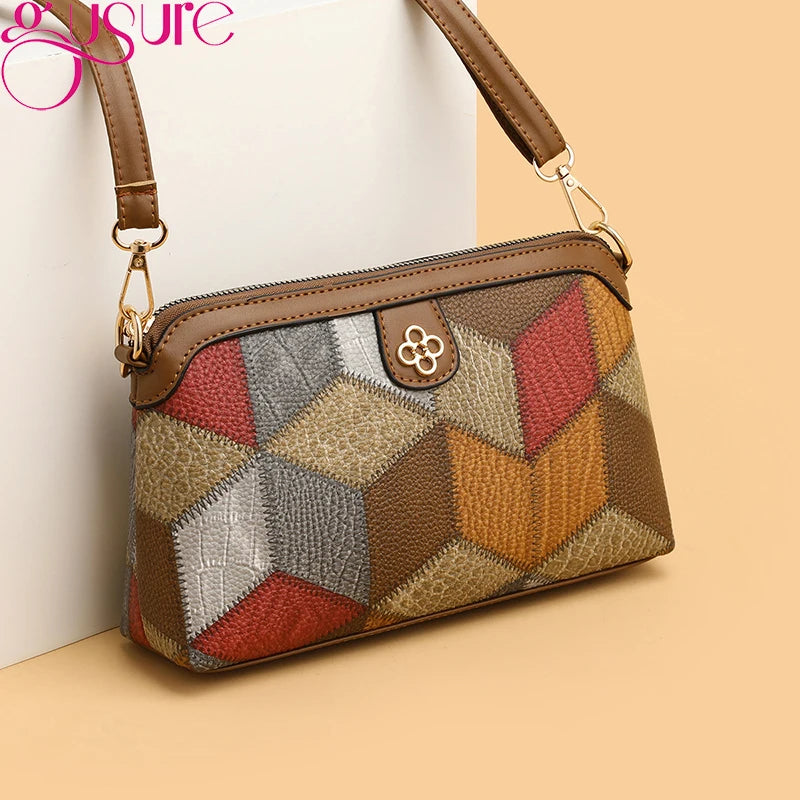 Gusure PU Leather Cross Body Small Bag for Women