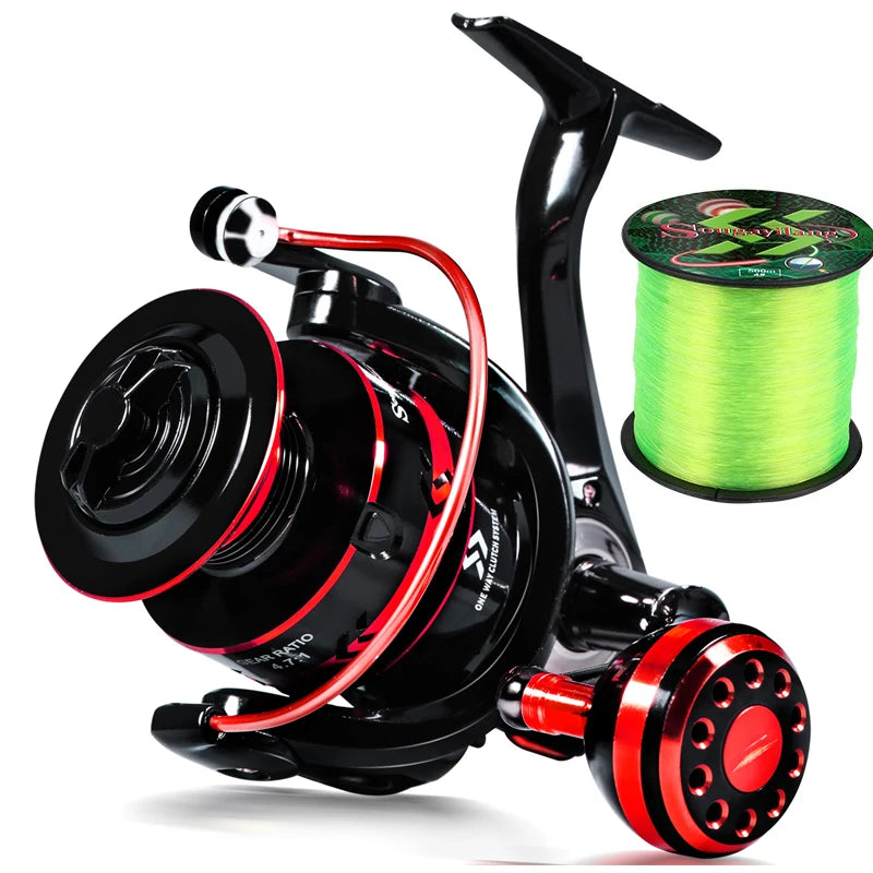 Spinning Fishing Reel High Strength Aluminum Spool Max Drag 16kg
