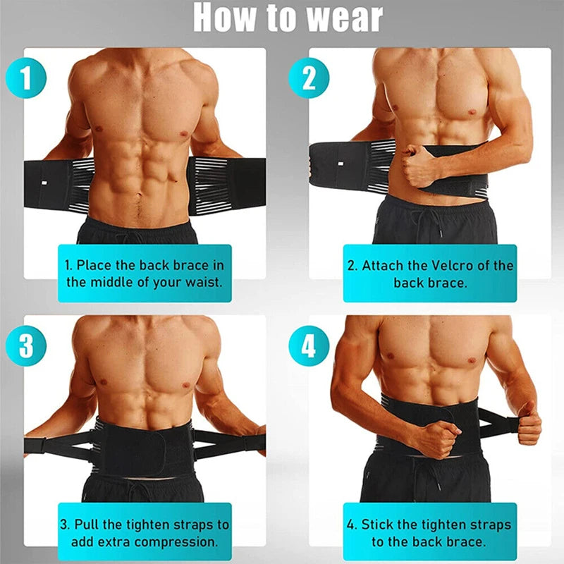 Adjustable Back Lumbar Support Belt
