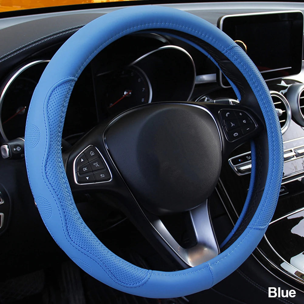 10 Colors Car Steering Wheel Cover Universal Volant Braid on the Steering-wheel