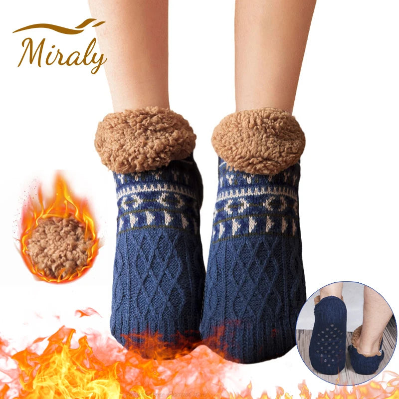Winter Warm Floor Socks Indoor Home Slippers Socks Women