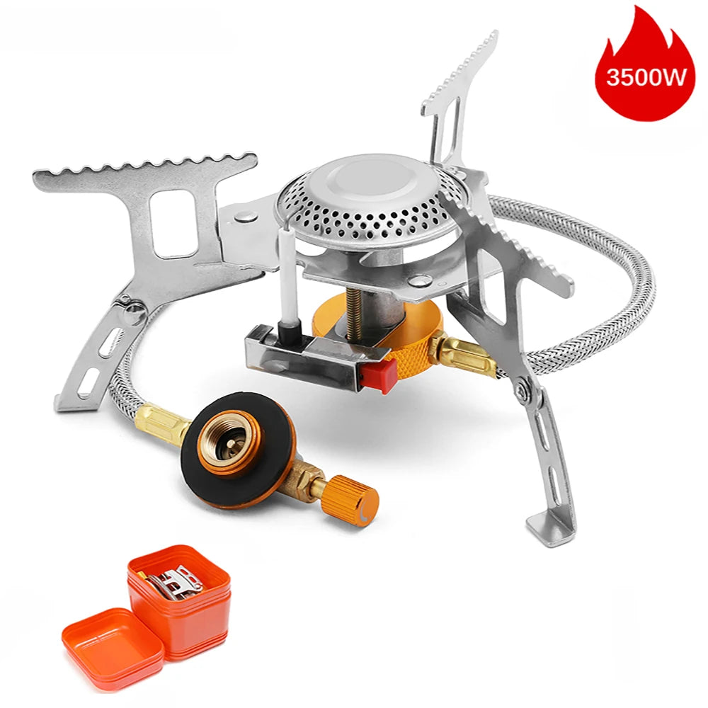 Outdoor Camping Head Stove Portable Windproof Stove Camping Picnic