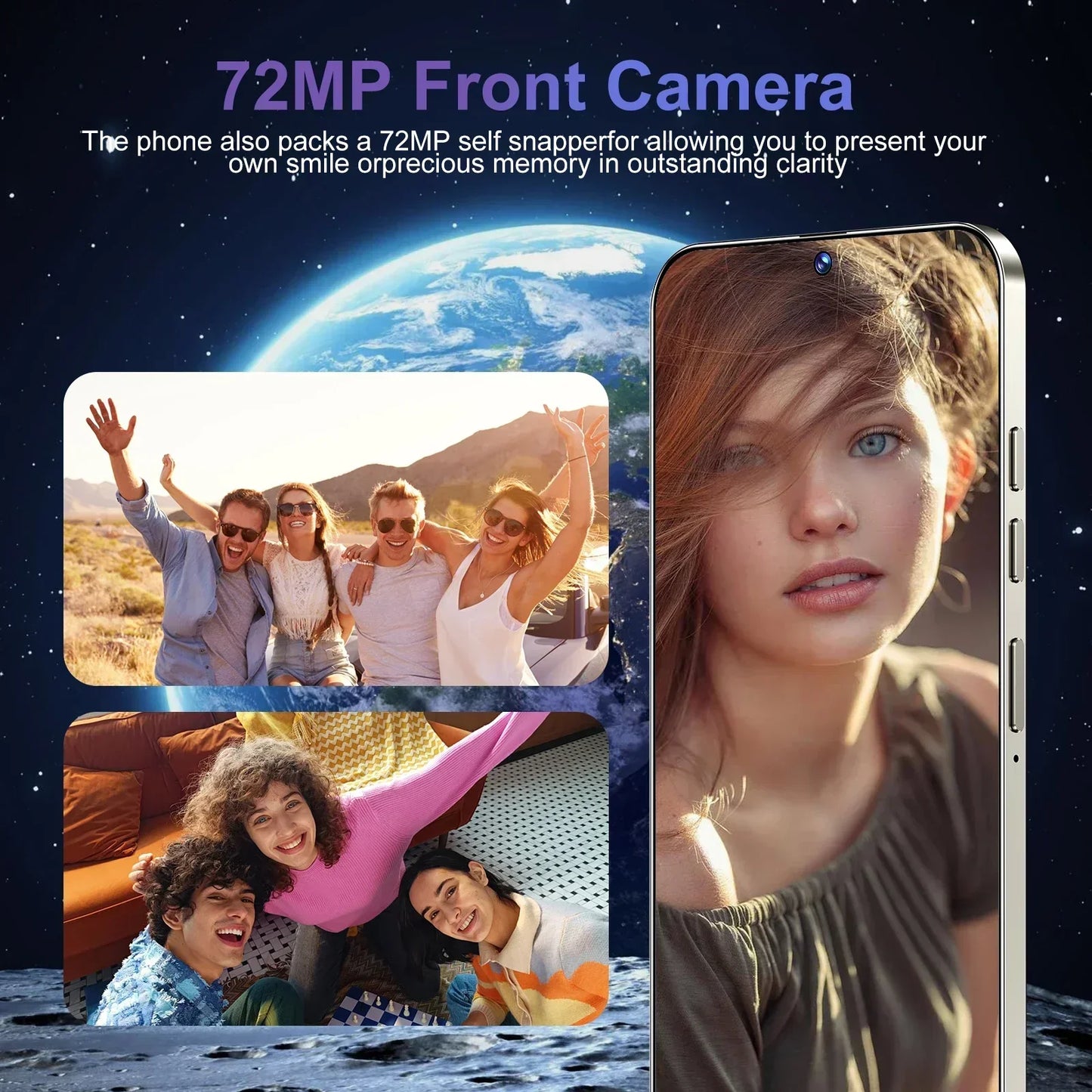 2024 M6 Pro New Smartphone 5G 7.3-inch High-definition Android