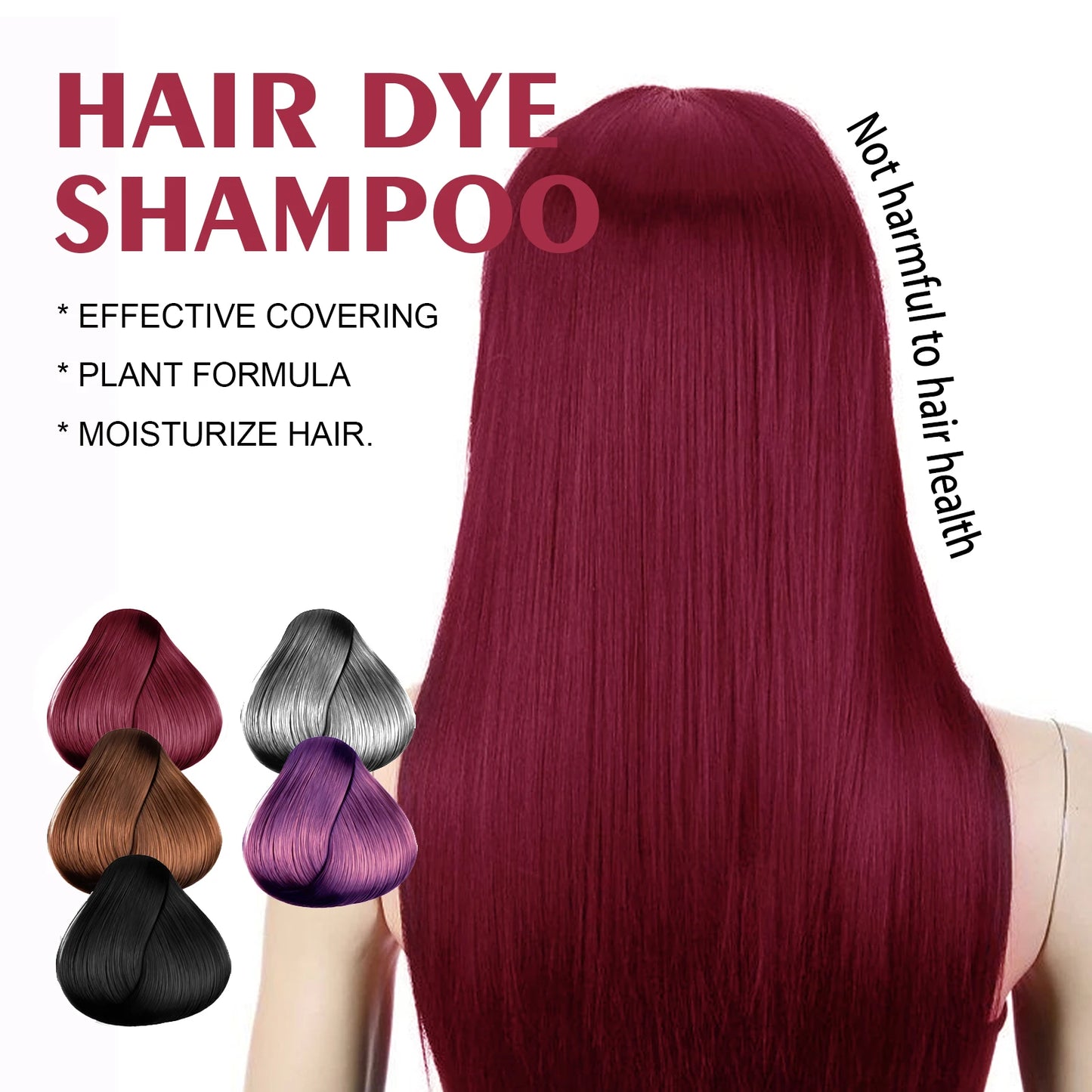 Hair Dye Shampoo Changing Hair Color Non-irritating
