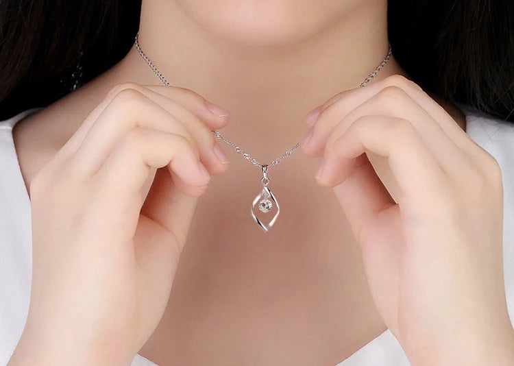 D Clolor Real Moissanite Jewelry Sets