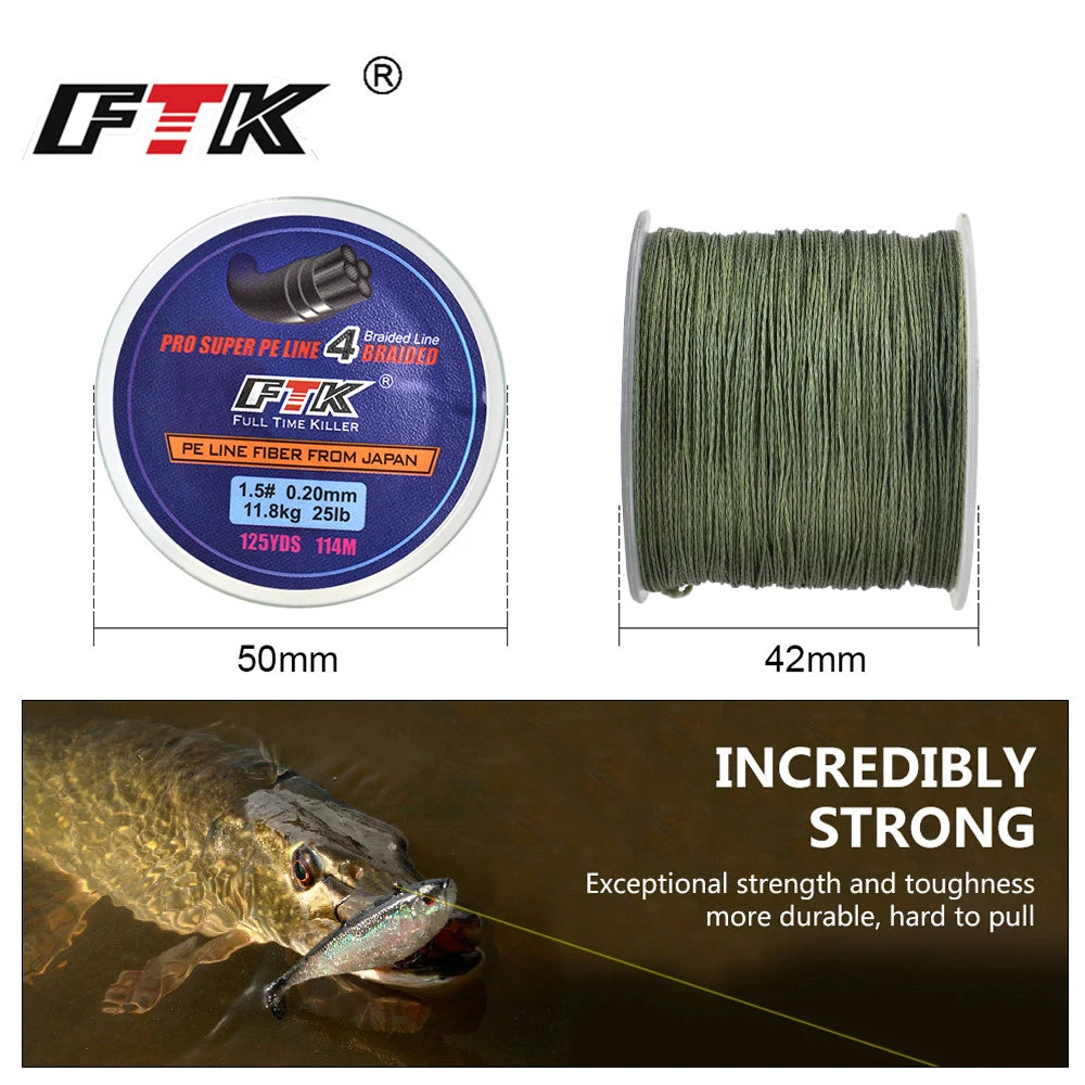FTK Japan Incredibly Strong Multifilament Fiber Line