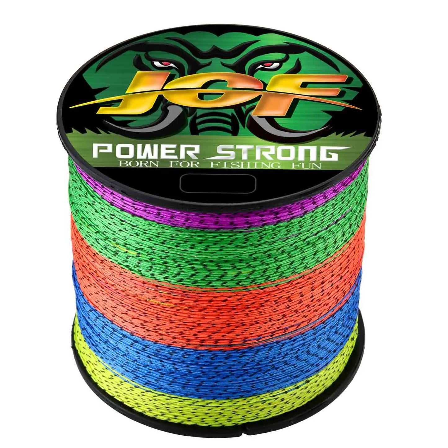 JOF 4 Strand 300m Multifilament Braided Fishing Line Japanese Invisible Speckle Wire