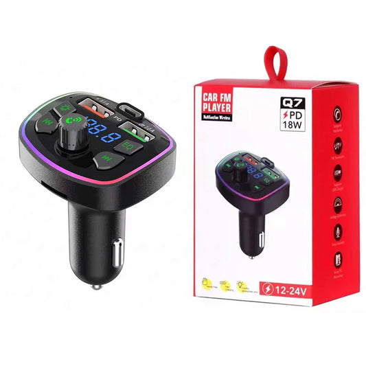 18W Car Charger Fast Charge Real-time Voltage