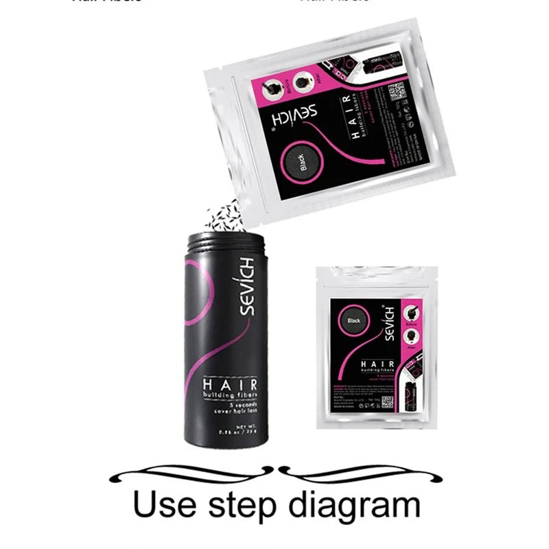 Hair Fibers 10 Color Keratin Hair Building Fiber