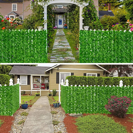 Artificial Leaf Privacy Fence Roll Wall Landscaping Fence Privacy Fence