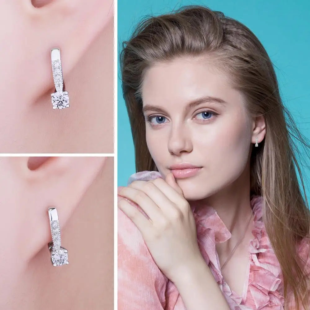 JewelryPalace 925 Sterling Silver Hoop Earrings