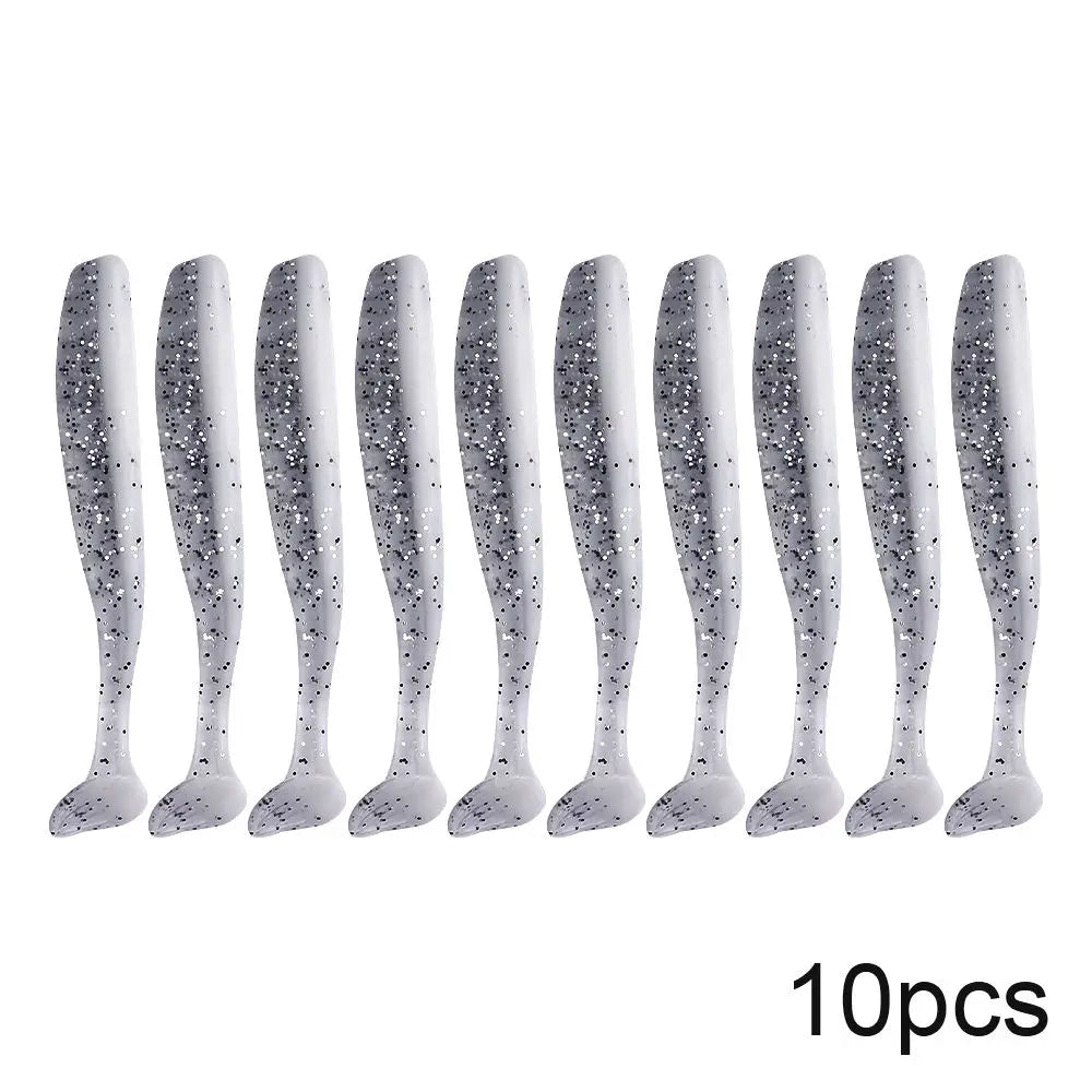 10pcs/Lot 7cm 10cm 13cm Soft Worm Lures Silicone Bait Sea Fish