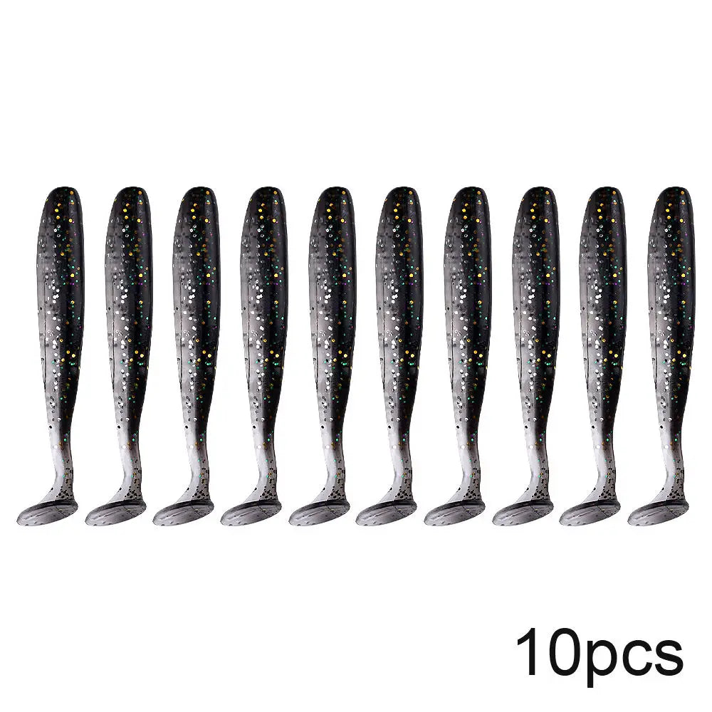 10pcs/Lot Soft Lures Silicone Bait 7cm 2g Good For Sea Fishing