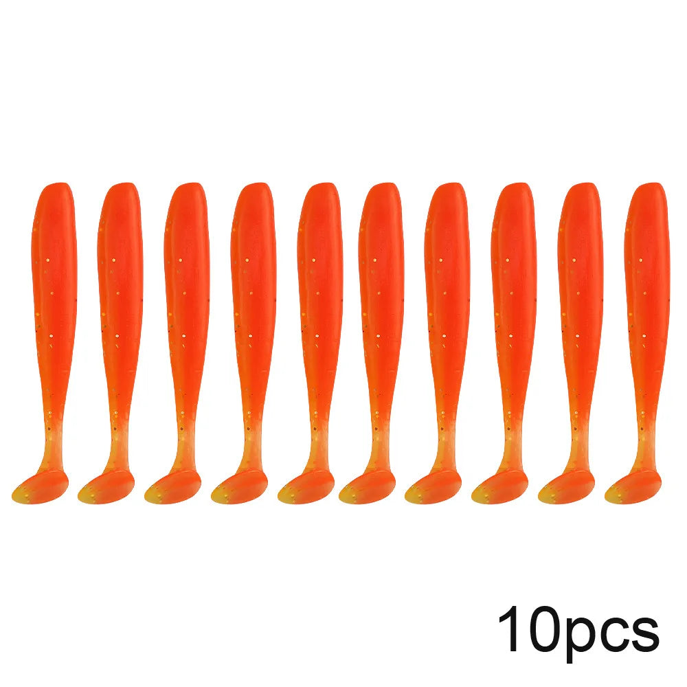 10pcs/Lot Soft Lures Silicone Bait 7cm 2g Good For Sea Fishing