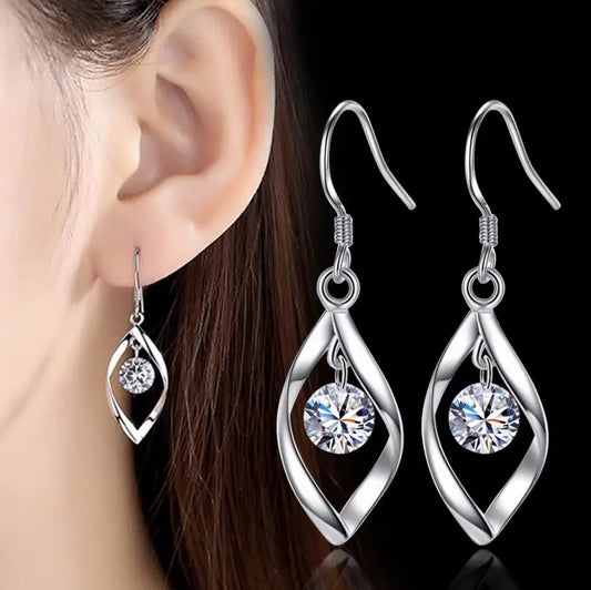 D Clolor Real Moissanite Jewelry Sets