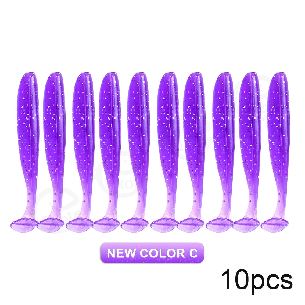 10pcs/Lot Soft Lures Silicone Bait 7cm 2g Good For Sea Fishing