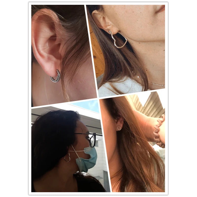 Original 925 Sterling Silver Earrings