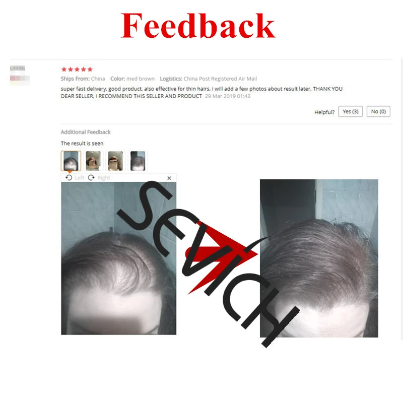 Hair Fibers 10 Color Keratin Hair Building Fiber