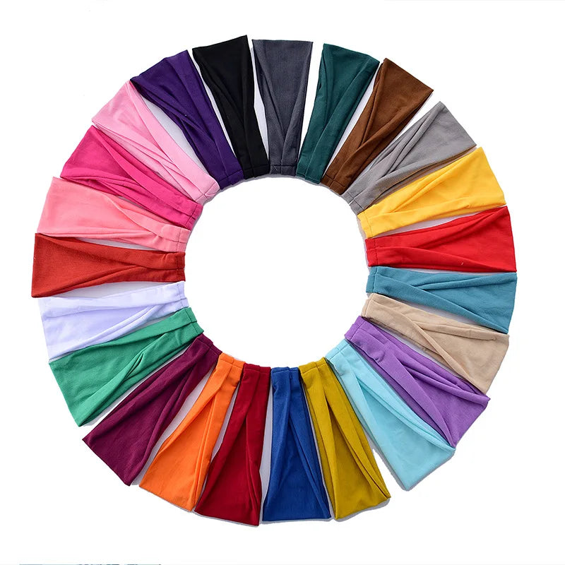 Elastic Hair Bands Yoga Hairband Fashion Makeup Hair Hoop Vintag Headwrap