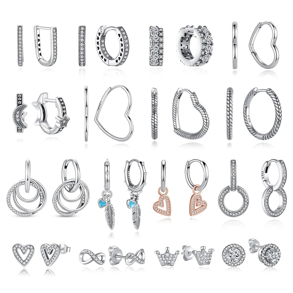 Original 925 Sterling Silver Earrings