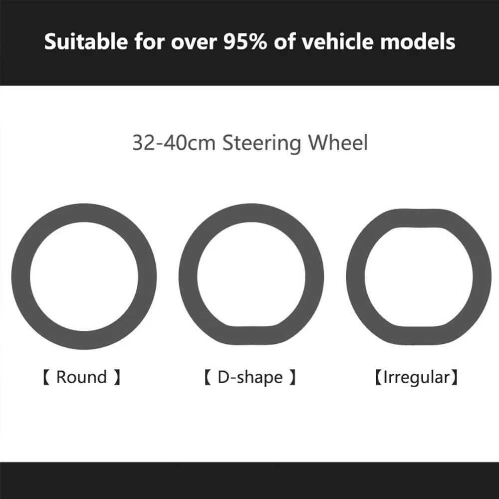 Car Silicone Steering Wheel Cover Summer Universal Elastic Glove Cover