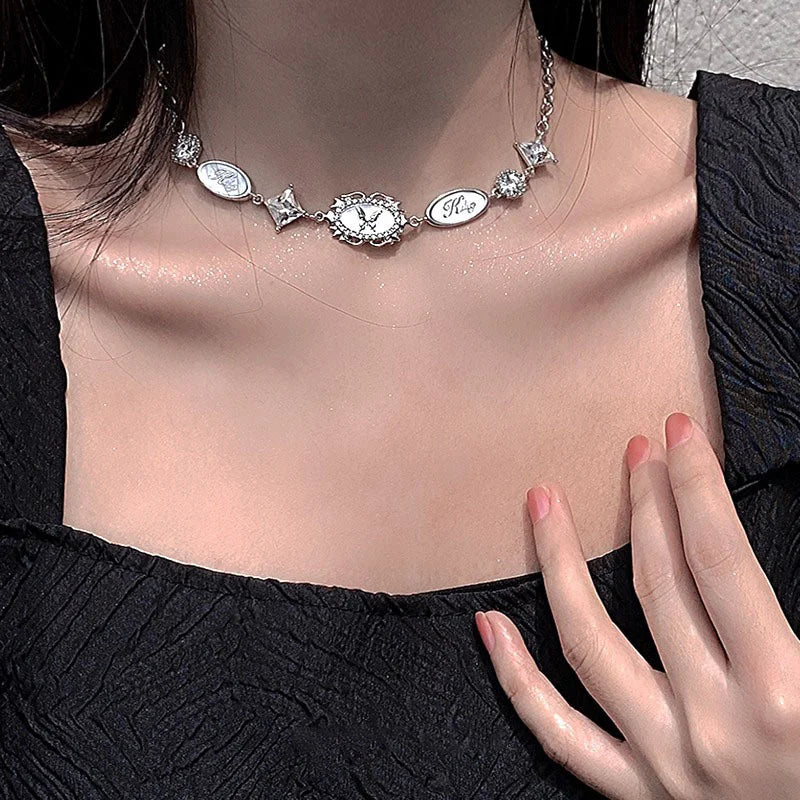 Gothic Punk Fashion Charm Cute Pendants Choker Chains