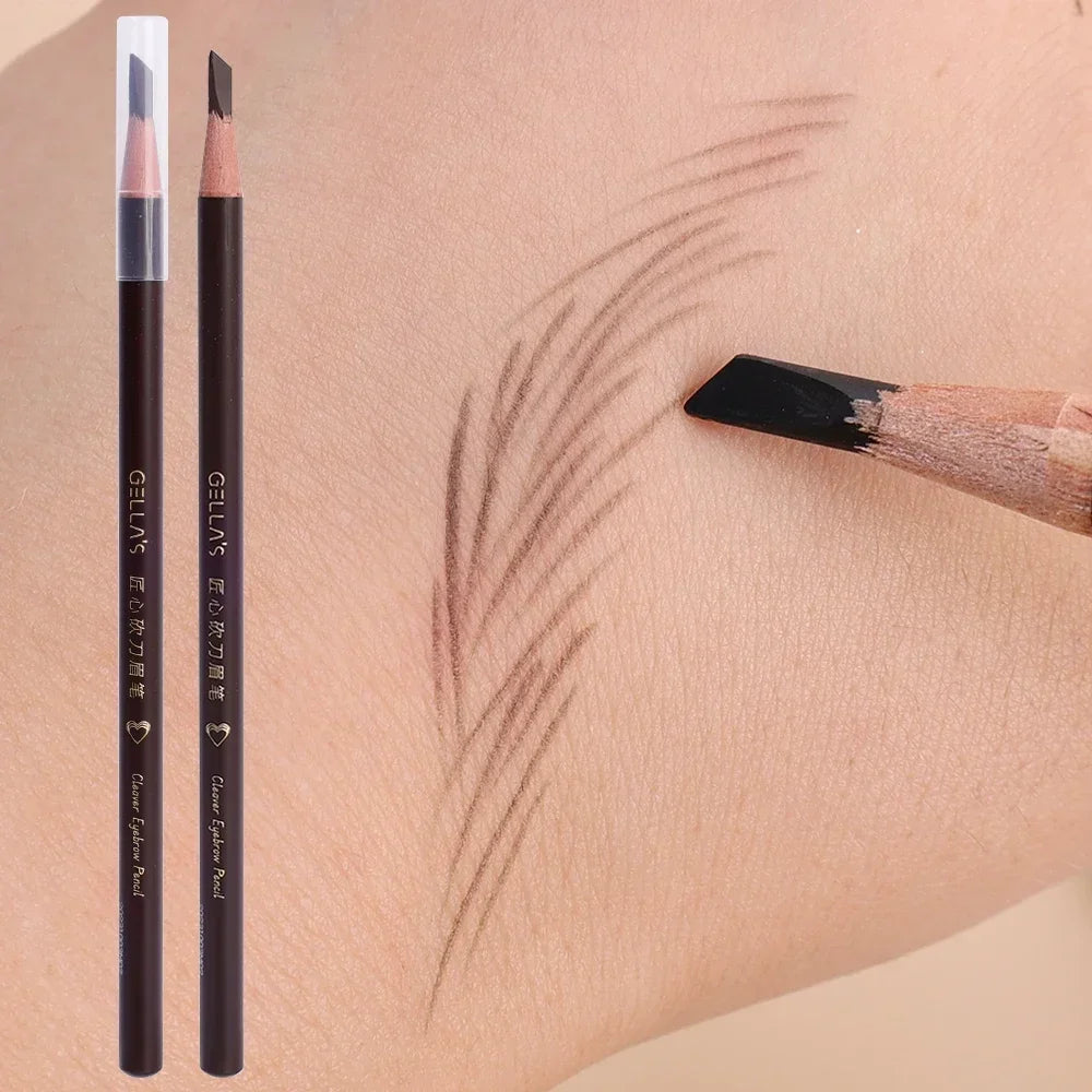 Microblading Eyebrow Pencil Outline Shadow Eyeliner Waterproof