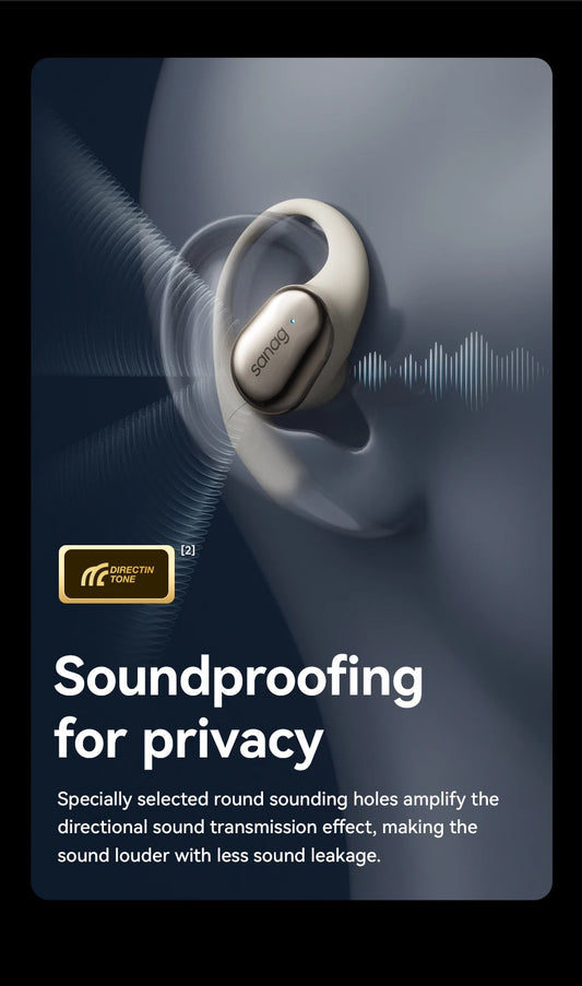 Sanag C16S Bluetooth 5.4 Wireless Headphones Open Ear OWS Earphones