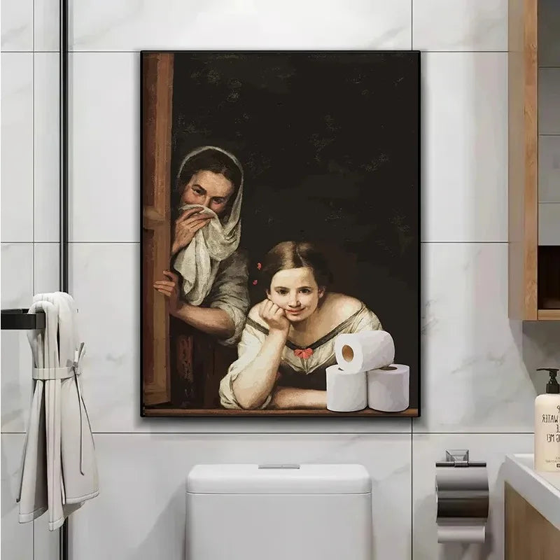 Funny Bathroom Toilet Decoration
