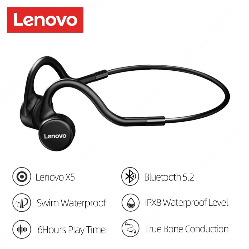 Lenovo Bone Conduction Earphones X3 Pro Bluetooth Hifi Ear-hook