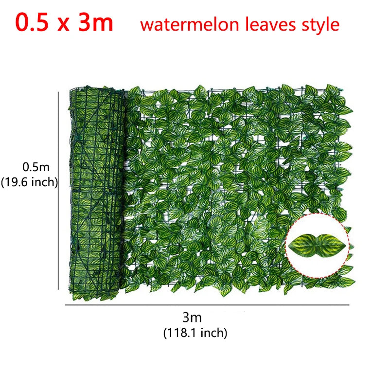 Artificial Leaf Privacy Fence Roll Wall Landscaping Fence Privacy Fence