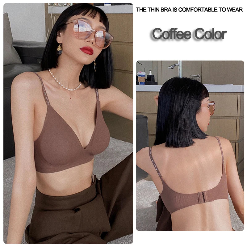 Women Stripe Knitting Bra