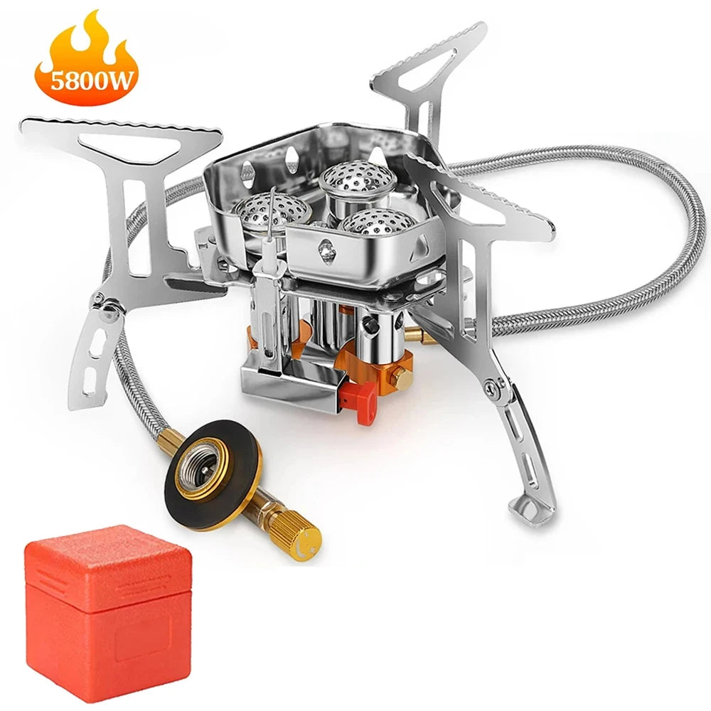 Outdoor Camping  Head Stove Portable Windproof Stove Camping Picnic