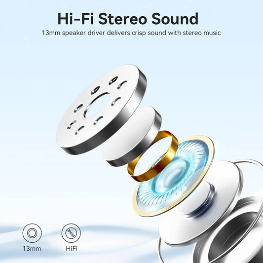 Wireless Bluetooth Earphone Lightweight Power Display Long Battery Life