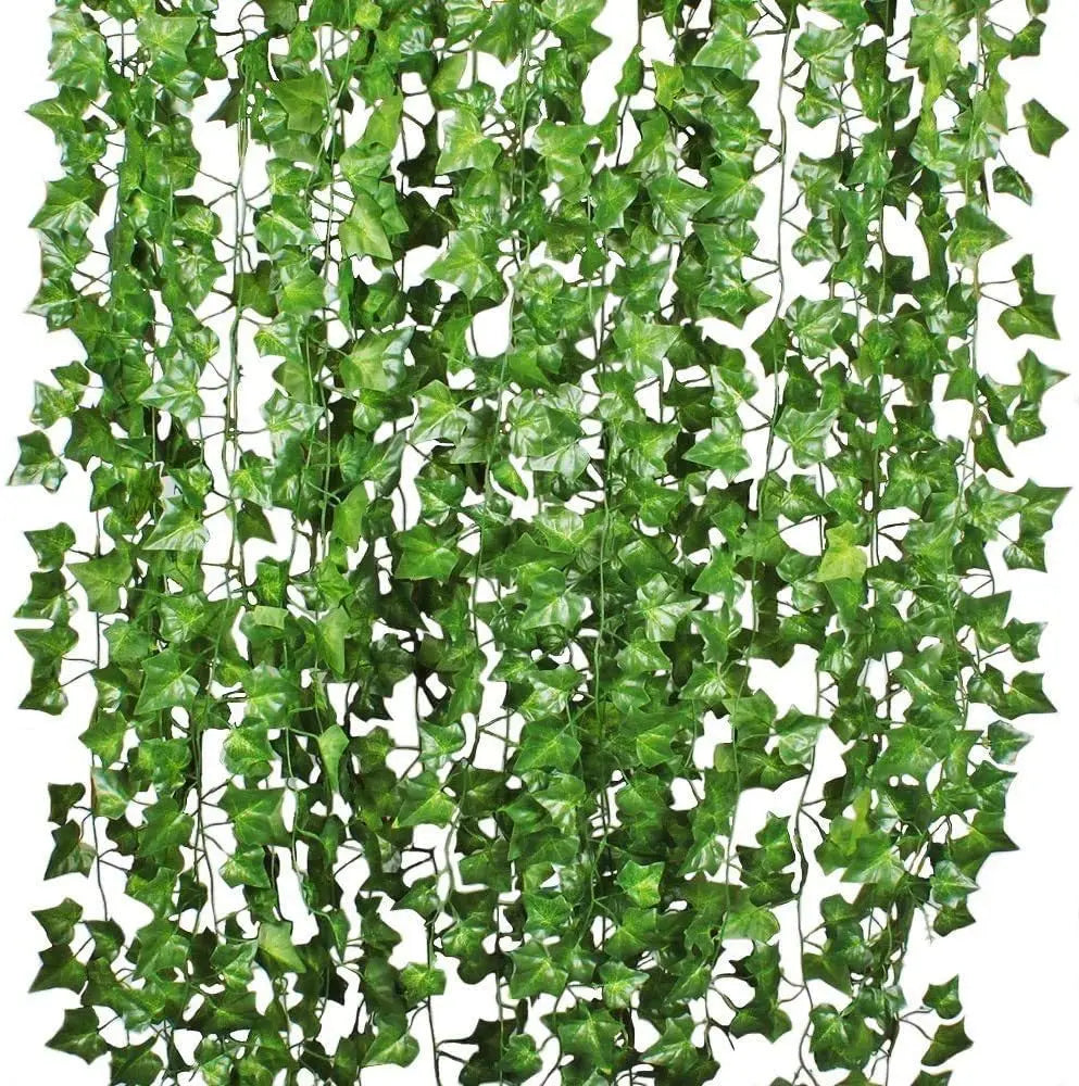 6pcs Artificial Ivy Garland Palnts 2.2m Fake Vine UV Resistant