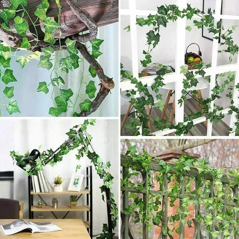 11M Artificial Plants Green Ivy Leaf Garland Fake Plants