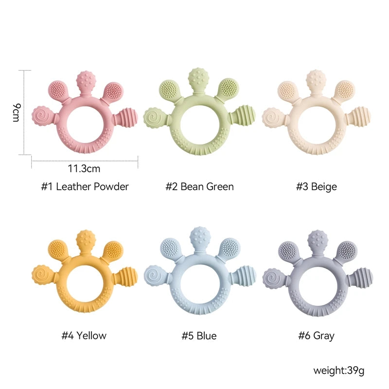 1PC Baby Silicone Teether