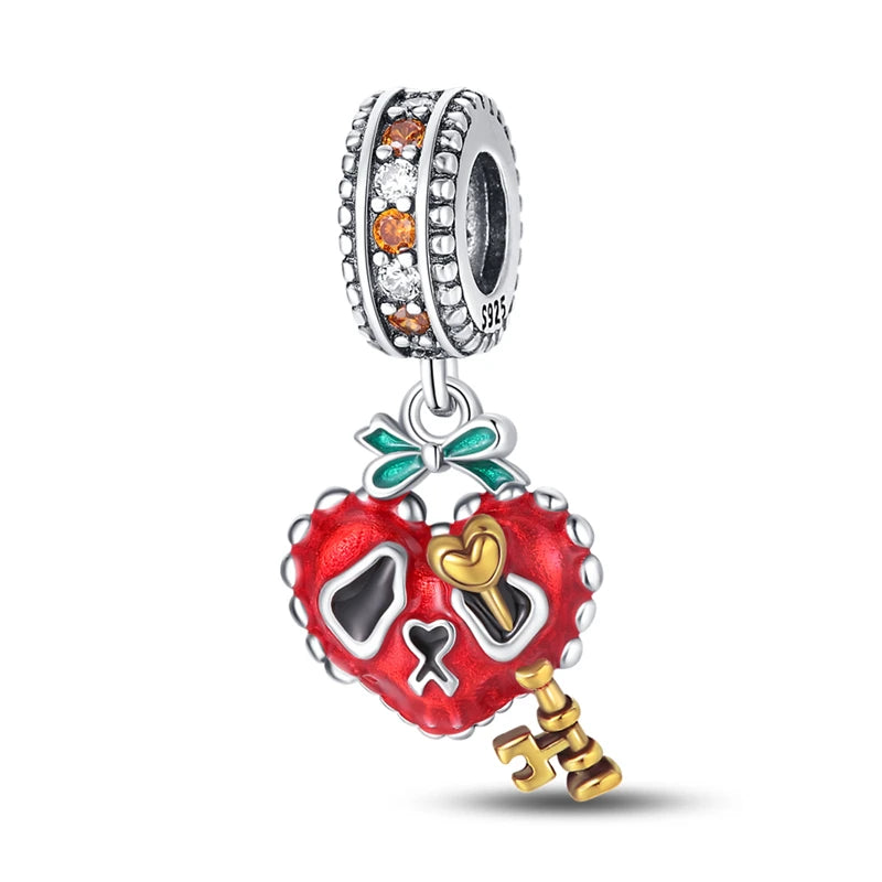 New 925 Sterling Silver Halloween Charm Beads Fit Original Brand Bracelet