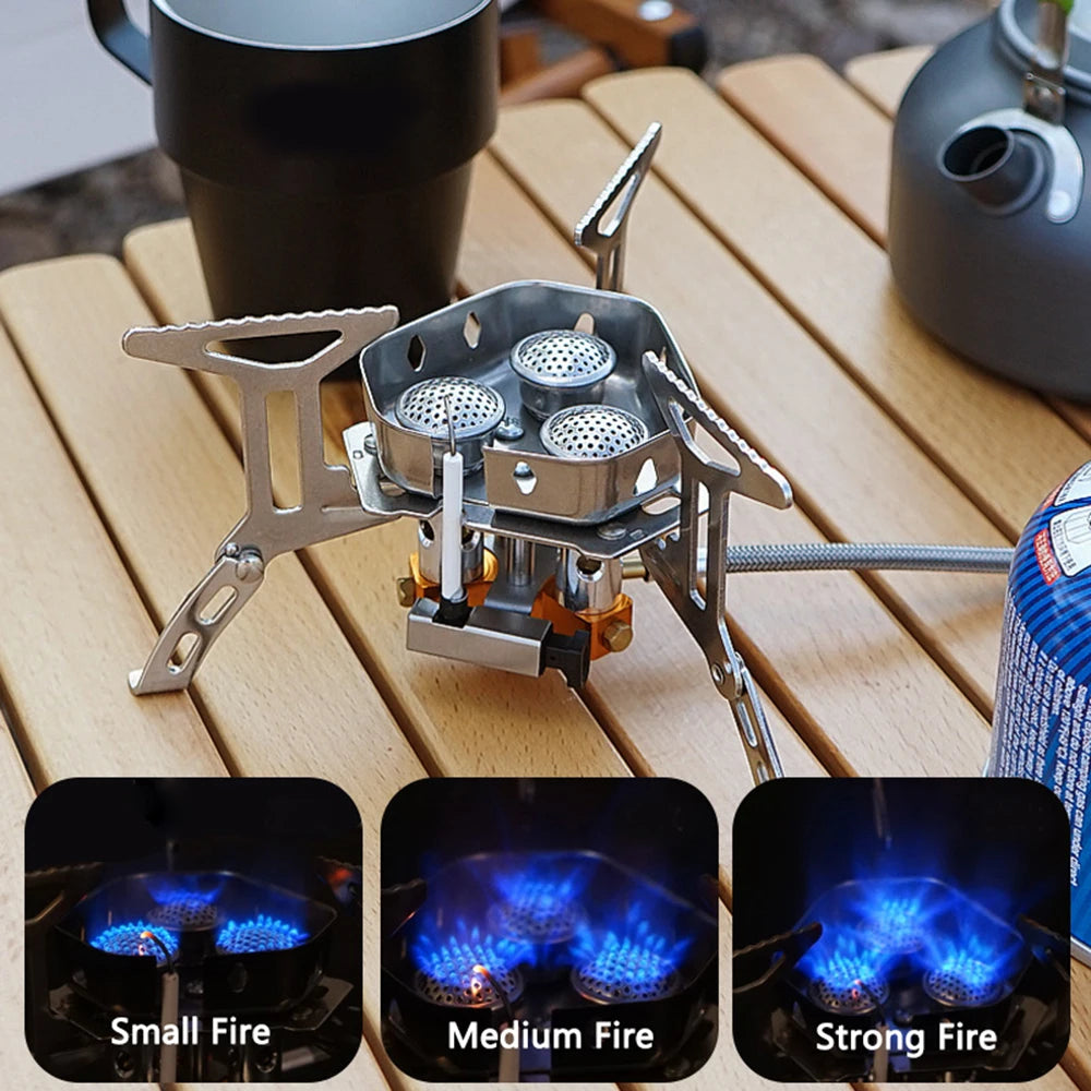 Outdoor Camping  Head Stove Portable Windproof Stove Camping Picnic