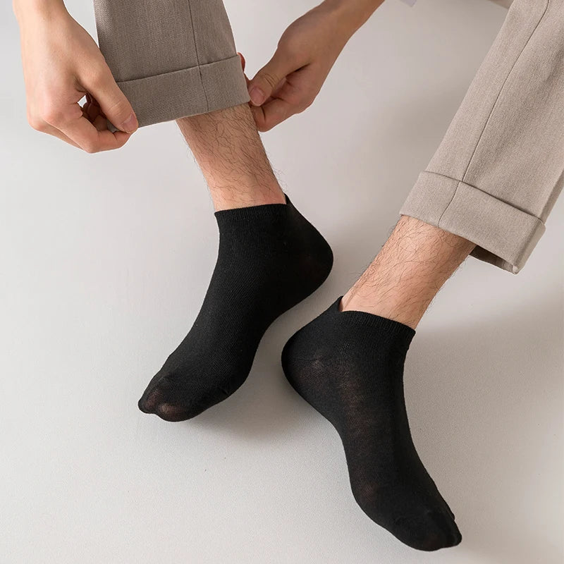 10 Pairs Men Socks Invisible Low Cut